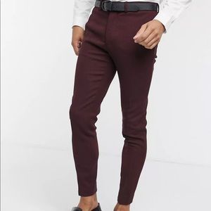 ASOS DESIGN super skinny twill suit pants